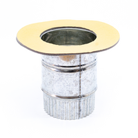 Acople pared Metal 100 mm