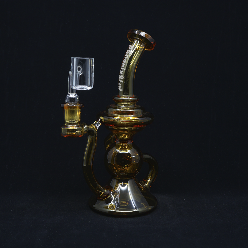 BONG PHOENIX Recycler Azul 21.5cm Alto PHX447