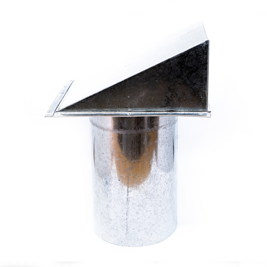 Acople pared exterior con tapa 150 mm