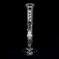 Bong Straight Base Clear de Grav GR08