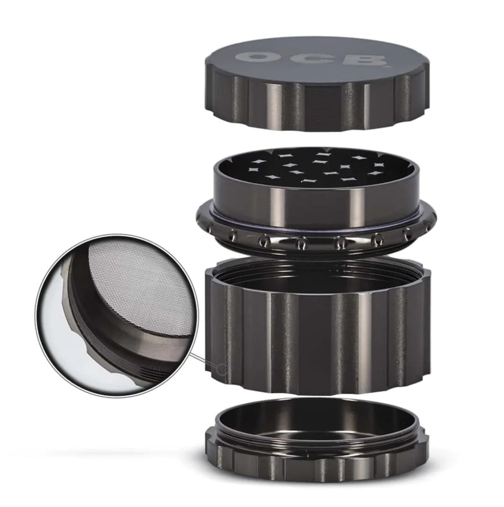 Grinder (OCB) Aluminio 4 Partes 50mm