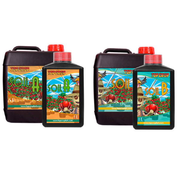 Soil A + B Top Crop - Nutrientes Vegetativo y Floración – Growshop