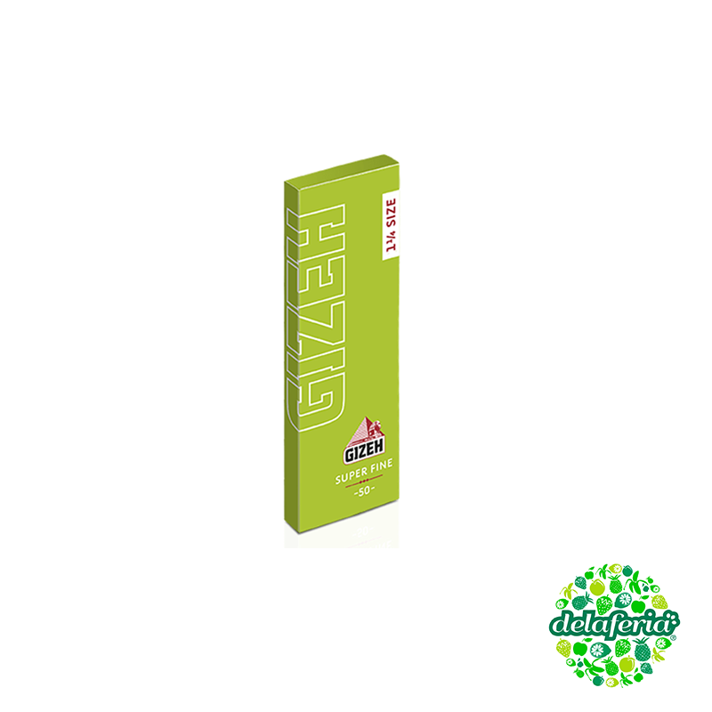 Papelillo 1 1/4 verde super fino Gizeh