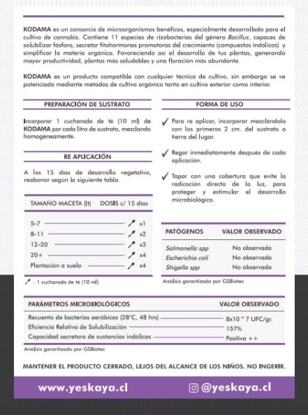 Kodama - Microorganismos, 500 gr