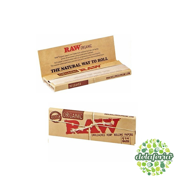 Papelillo Raw Cáñamo Orgánico 1 1/4