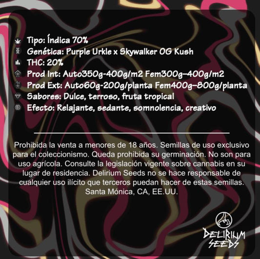 DELIRIUM SEEDS RED RAPPER 2UDS