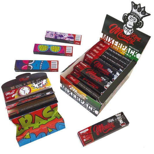 PACK TRYMIX KS UNBLEACHED+TIPS 24UDS MONKEY KING