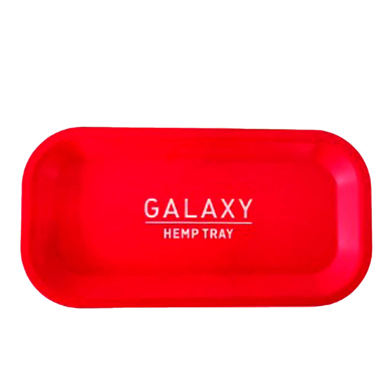 BIODEGRADABLE RED HEMP ROLLING TRAY-GALAXY (DS)