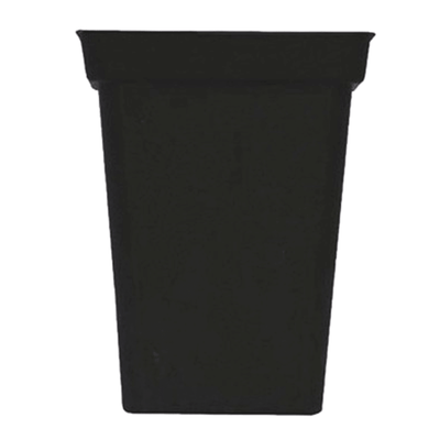 MACETA CUADRADA NEGRA 7LT (DS)