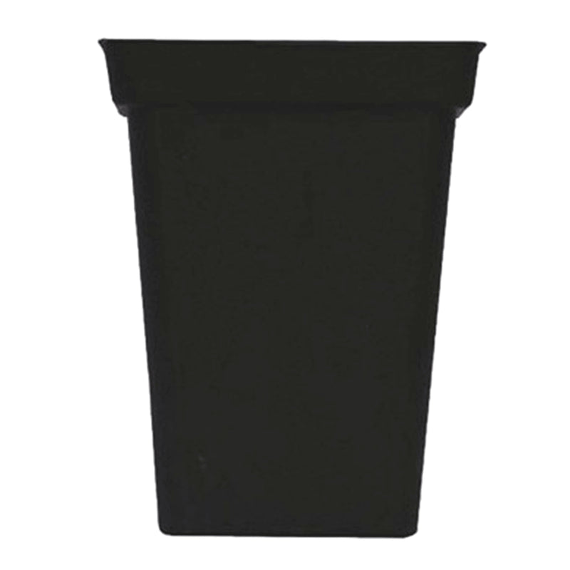 MACETA CUADRADA NEGRA 7LT (DS)