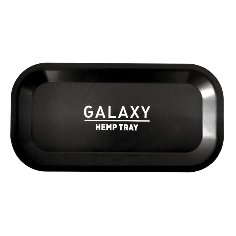BIODEGRADABLE BLACK HEMP ROLLING TRAY-GALAXY (DS)