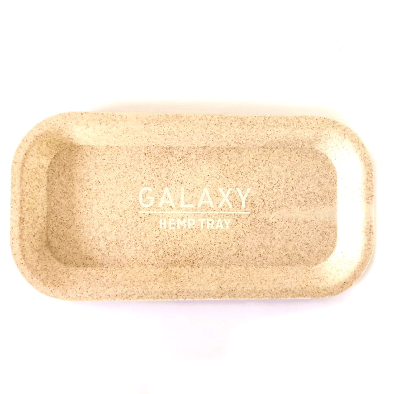 BIODEGRADABLE WHITE HEMP ROLLING TRAY-GALAXY (DS)