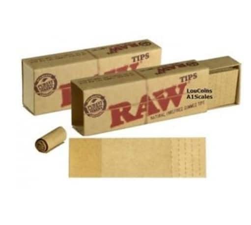 TIPS CARTON PREPICADO CON GOMA 24 UD-RAW (DS)