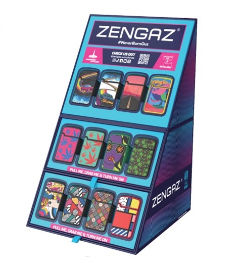 ENCENDEDORES ZL CUBO 48UD DISPLAY-ZENGAZ (DS)