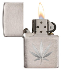 LEAF DESIGN ENGRAVED-ZIPPO (DS)