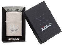 LEAF DESIGN ENGRAVED-ZIPPO (DS)