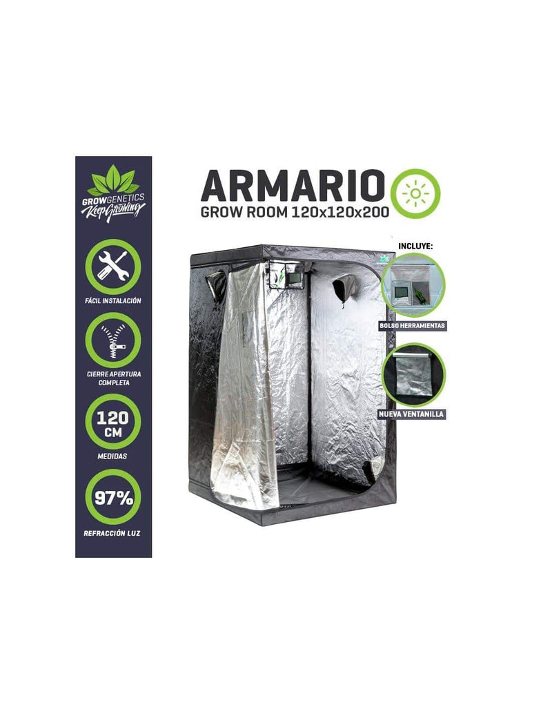 CARPA DE CULTIVO 120X120X200-GROW GENETICS (DS)