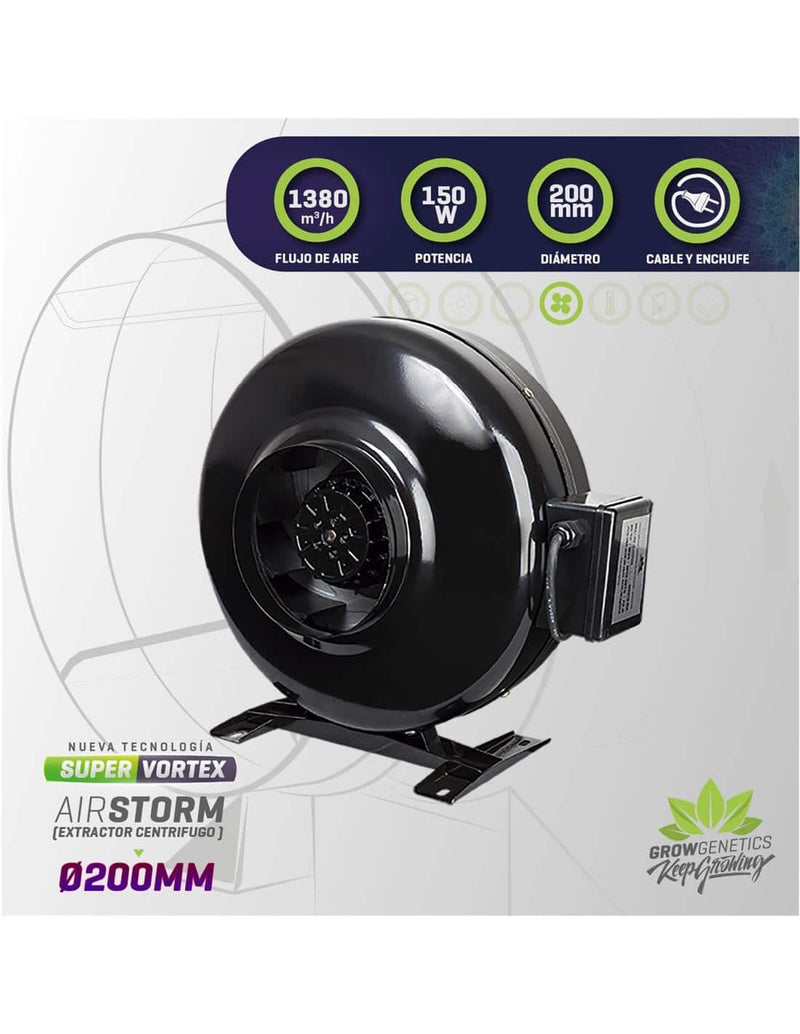 EXTRACTOR CENTRIFUGO 200MM-GROW GENETICS (DS)