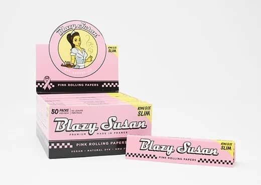 PAPELILLO PINK KING SIZE SLIM 50U-BLAZY SUSAN (DS)