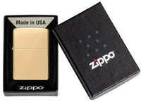 HIGH POLISH BRASS-ZIPPO (DS)