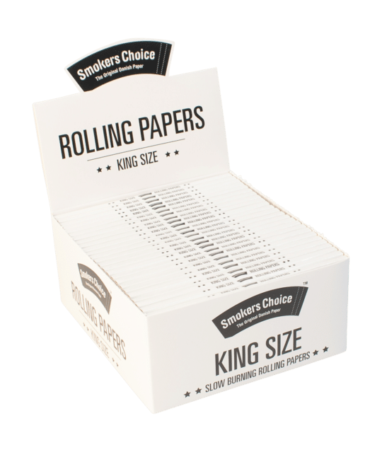 ROLLING PACK KS DISPLAY 25U WHITE-SMOKERS CHOICE (DS)