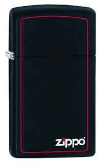 SLIM BLACK MATTER-ZIPPO (DS)