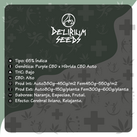 MEDICAL CBD FEM X4-DELIRIUM SEEDS (DS)
