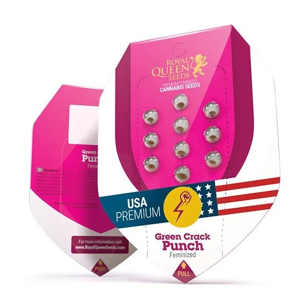 GREEN CRACK PUNCH USA PREMIUM FEM X10-ROYAL QUEEN (DS)