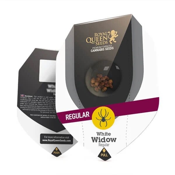 WHITE WIDOW-NEW REG. X10-ROYAL QUEEN SEEDS (DS)