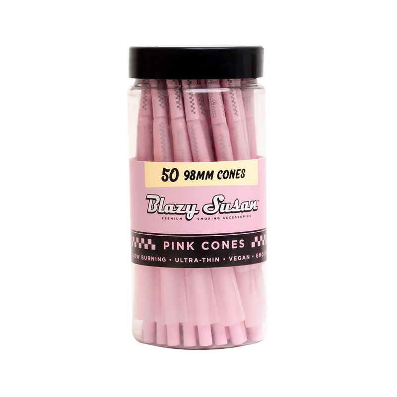 CONOS PRE ROLL PINK 98MM JAR 50U-BLAZY SUSAN (DS)