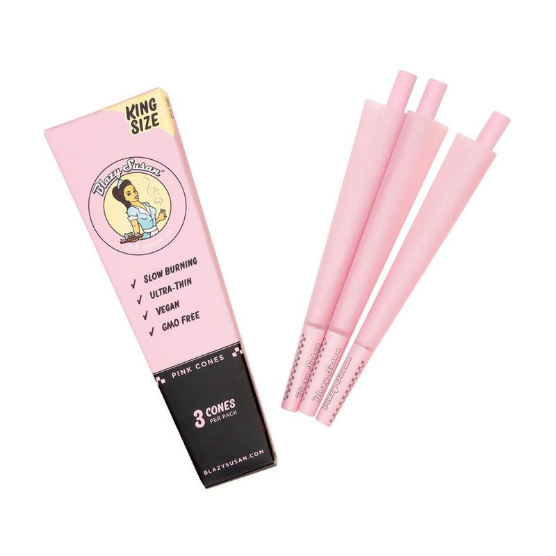 CONOS PRE ROLL PINK KING SIZE PACK 3U-BLAZY SUSAN (DS)