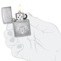 SPADE SKULL DESIGN-ZIPPO (DS)