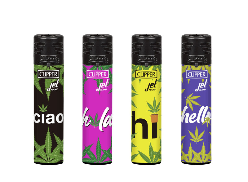 ENCENDEDOR JET FLAME JET GOOD VIBES ONLY 24U- CLIPPER (DS)
