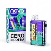 VAPORIZADOR DESECHABLE NOVA 20000 ZERO STRAWBERRY ICE CREAM-KEYSTONE (DS)