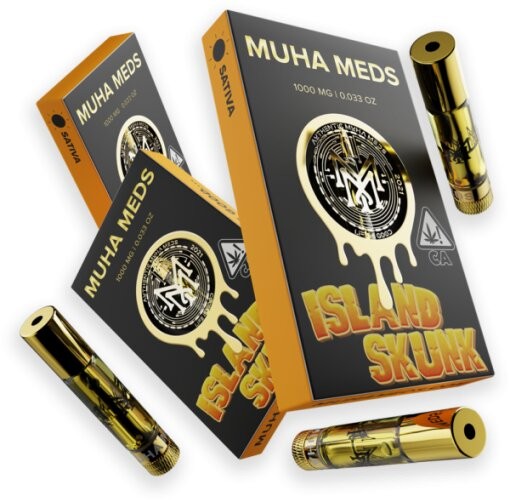 CARTRIDGE MUHA MEDS 0,8ML ISLAND SKUNK SATIVA-MUHA MEDS (DS)
