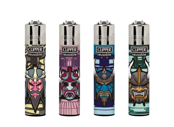 ENCENDEDOR SAMURAI MASKS 24U-CLIPPER (DS)