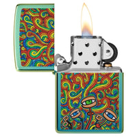 PSYCHEDELIC IMAGERY DESIGN-ZIPPO (DS)
