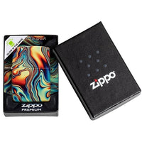 COLORFUL SWIRL PATTERN-ZIPPO (DS)