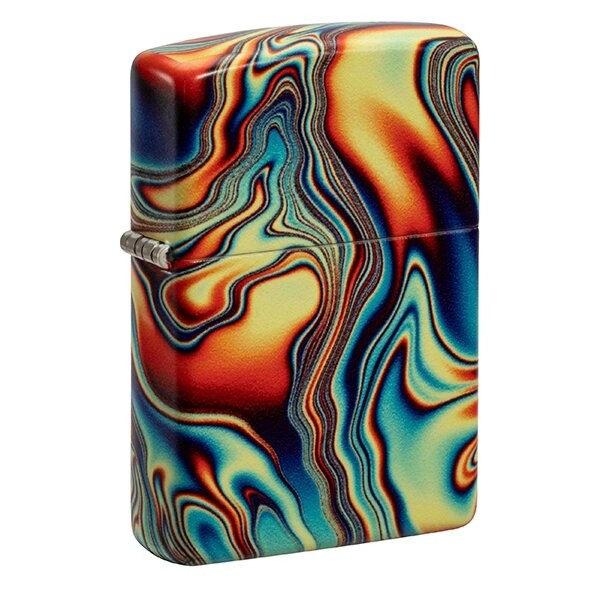 COLORFUL SWIRL PATTERN-ZIPPO (DS)