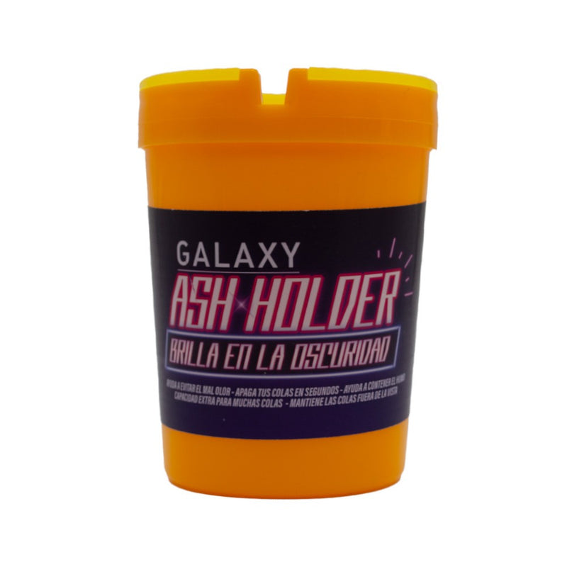 CENICERO ASH HOLDER GLOW IN THE DARK AMARILLO-GALAXY (DS)