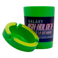 CENICERO ASH HOLDER GLOW IN THE DARK VERDE-GALAXY (DS)