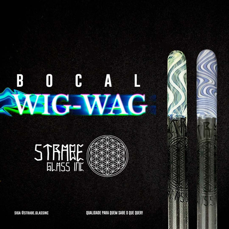BOQUILLA DE VIDRIO BOCAL WIGWAG 6CM 1UN-STRABE GLASS (DS)
