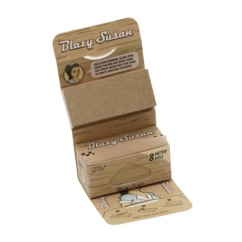 PAPELILLO UNBLEACHED ROLLO 8 METROS 1U-BLAZY SUSAN (DS)