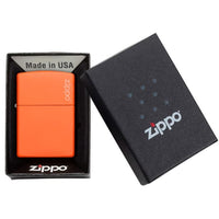 ORANGE MATTE-ZIPPO (DS)