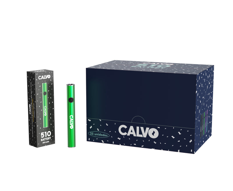 BATERIA 510 350MAH GREEN-CALVO