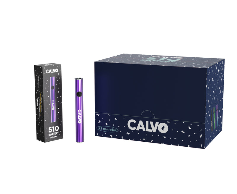 BATERIA 510 350MAH PURPLE-CALVO