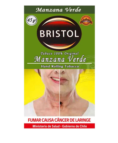 TABACO MANZANA VERDE 45GR- BRISTOL (DS)