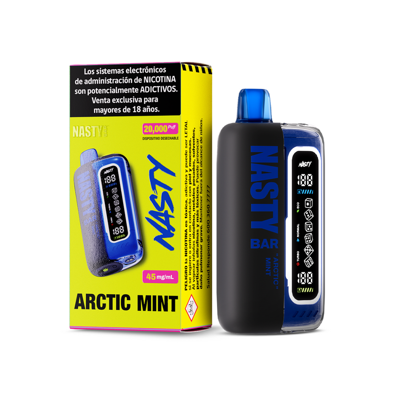 VAPORIZADOR BAR 20000 ARTIC MINT (MENTA FRESCA) - NASTY