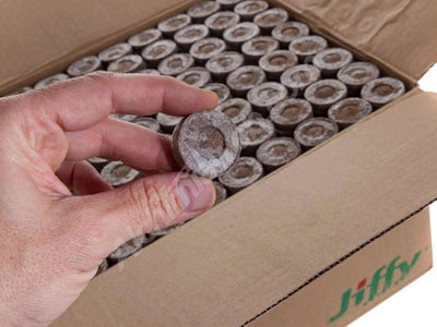 PACK PASTILLAS JIFFY 42X43 500 UN ORGANIC PEAT PEL - JIFFY (DS)