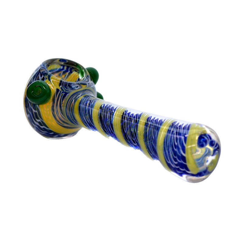 PIPA 10CM PYREX OMEGA 12- TOP SMOKE (DS)